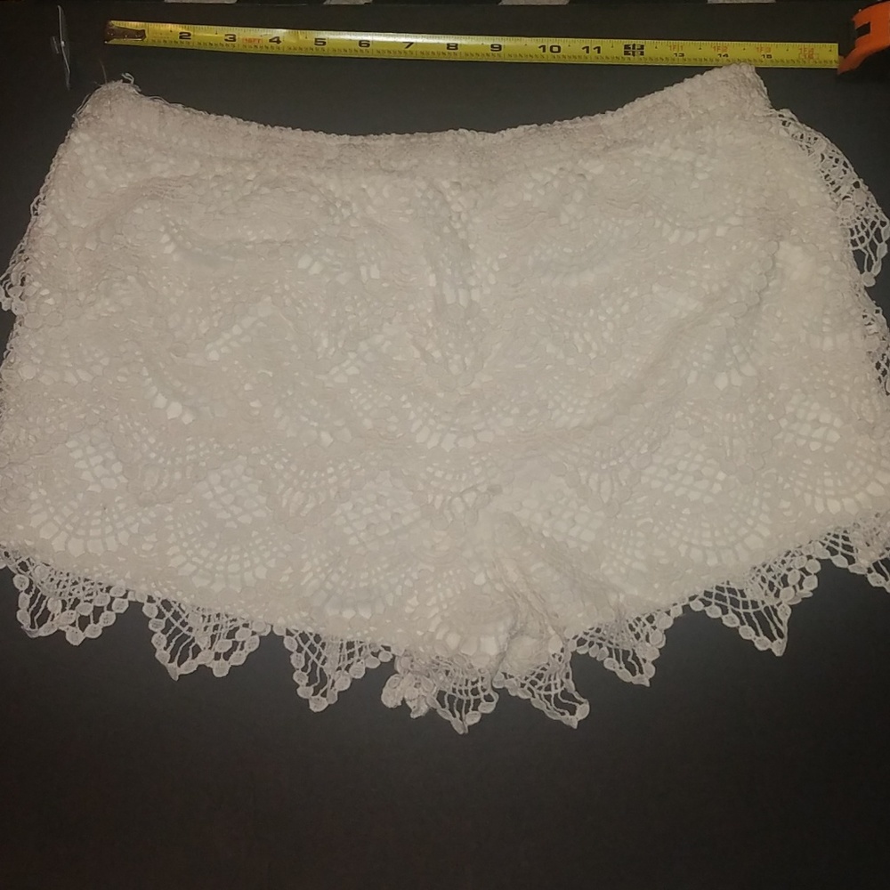 Crochet shorts